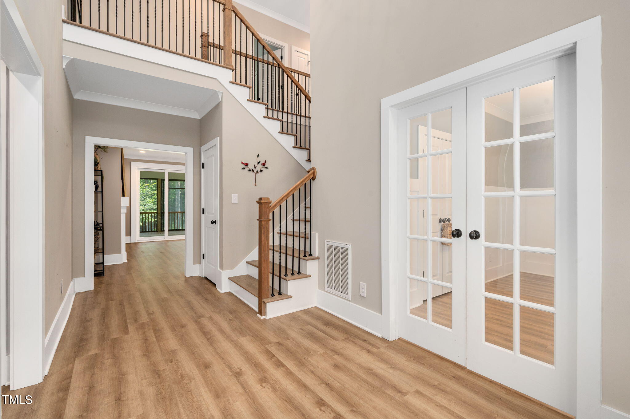 3511 Bruce Garner Road Wake Forest, NC 27587 - Photo 5 of 46 a view of entryway with wooden floor and front door