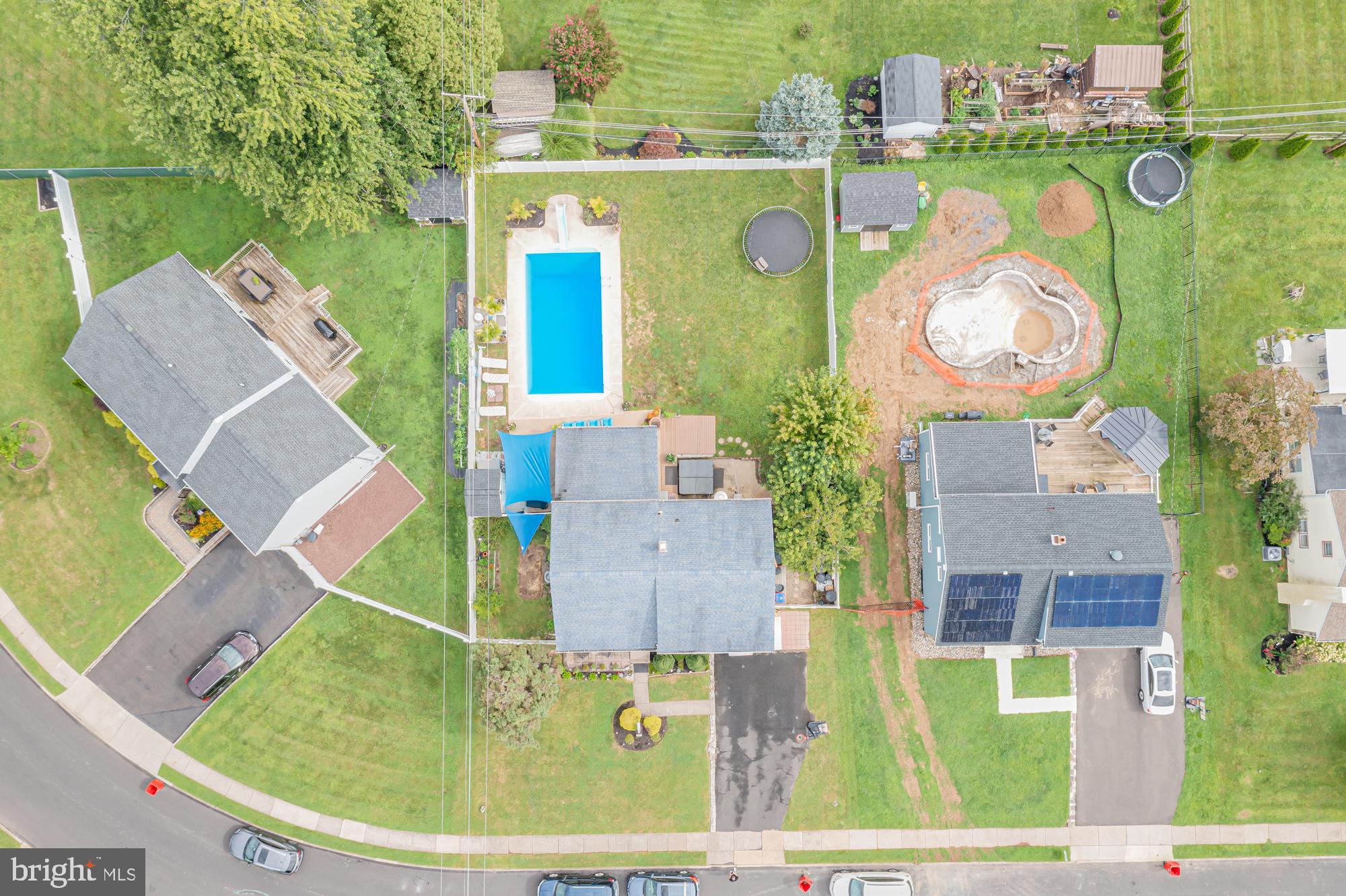 1047 Coronet Road Warminster, PA 18974 - Photo 50 of 50 Overhead Aerial view
