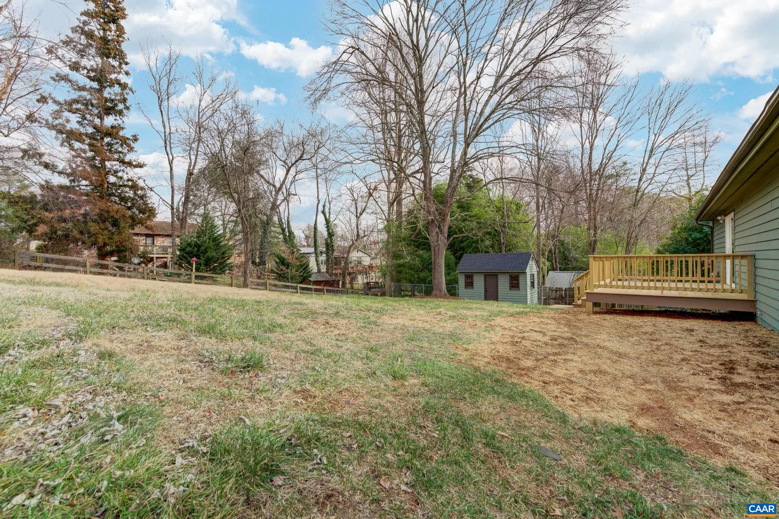 5582 Brookwood Road Crozet, VA 22932 - Photo 37 of 61 a backyard of a house with lots of green space