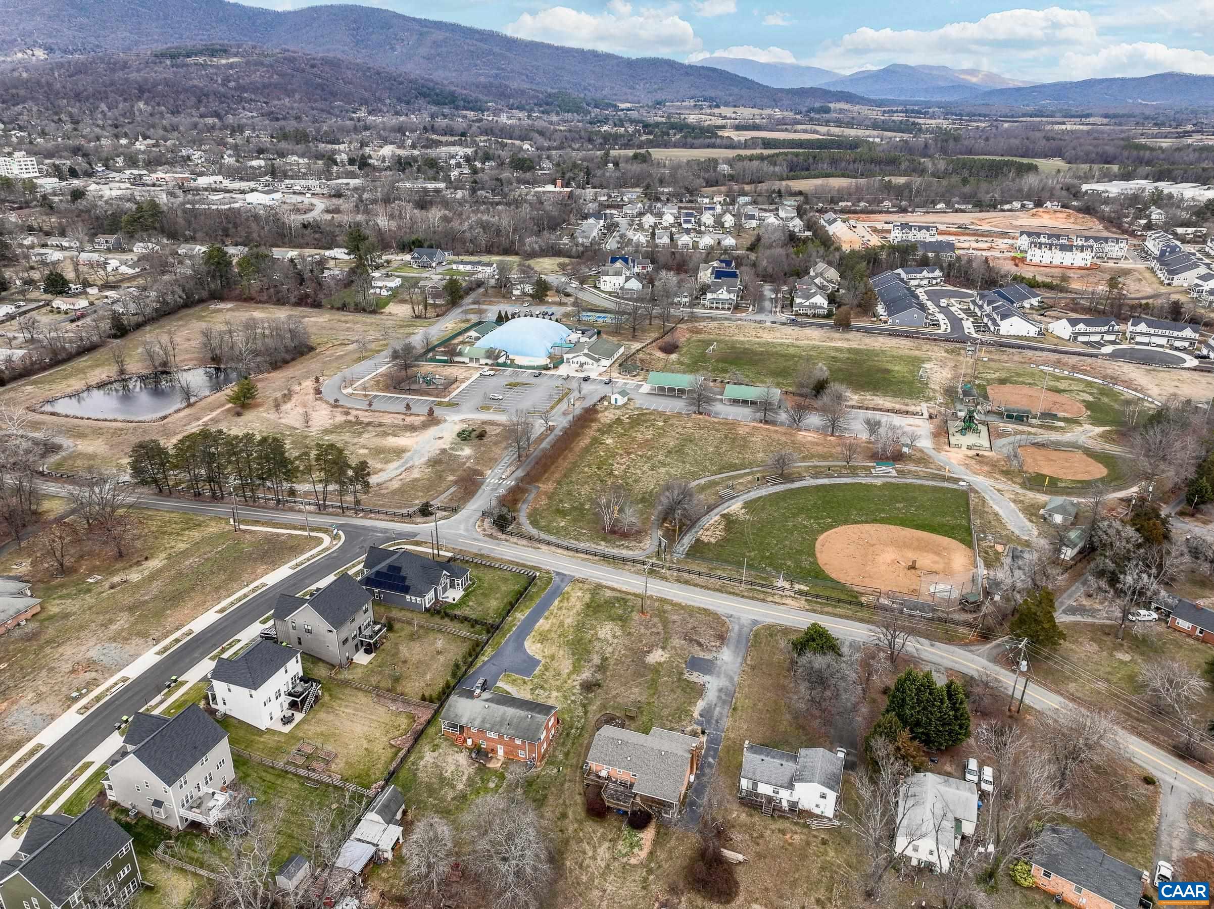 5582 Brookwood Road Crozet, VA 22932 - Photo 49 of 61 an aerial view of residential houses with outdoor space