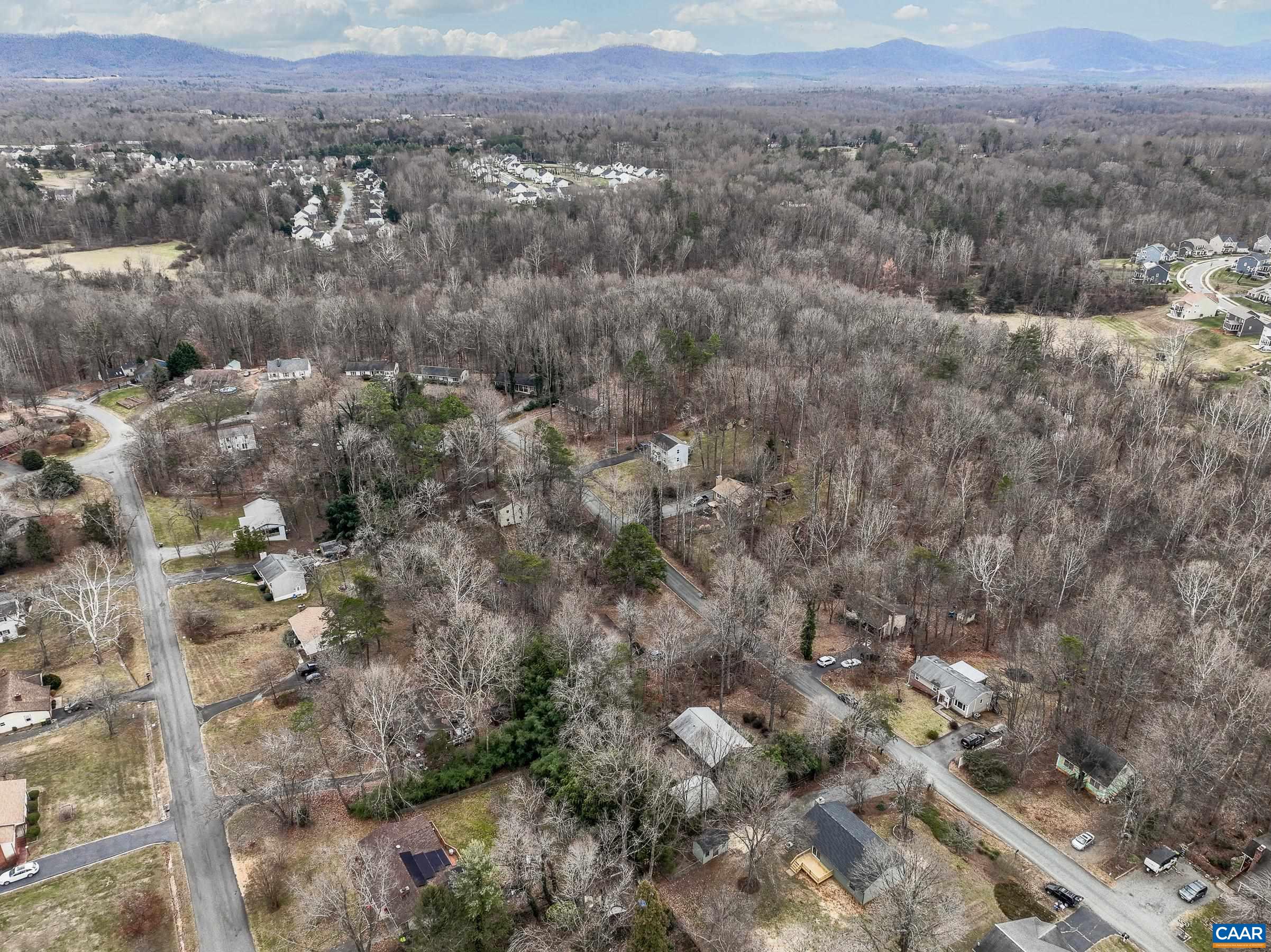 5582 Brookwood Road Crozet, VA 22932 - Photo 50 of 61 an aerial view of a houses and trees
