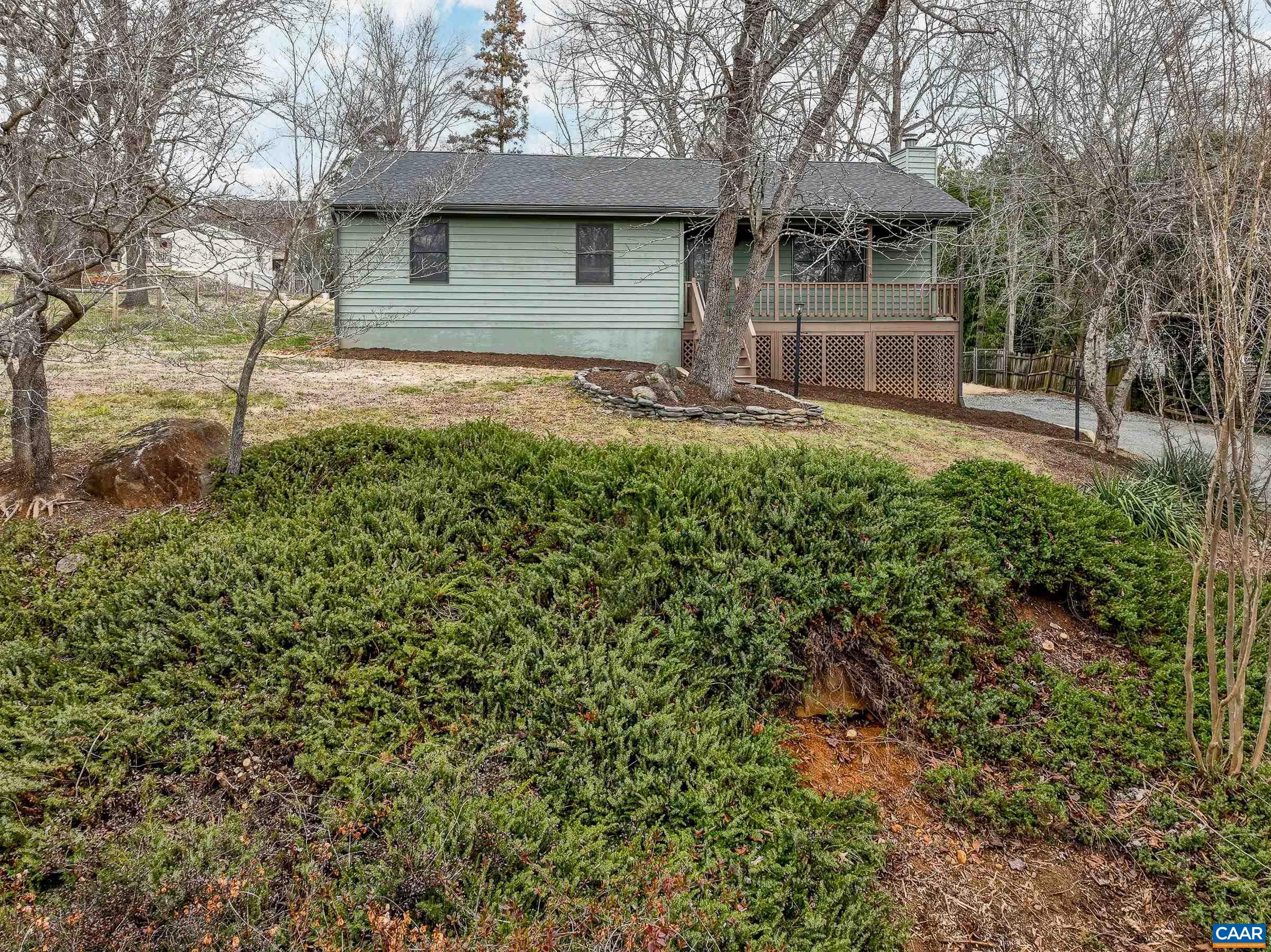 5582 Brookwood Road Crozet, VA 22932 - Photo 54 of 61 a front view of a house with garden