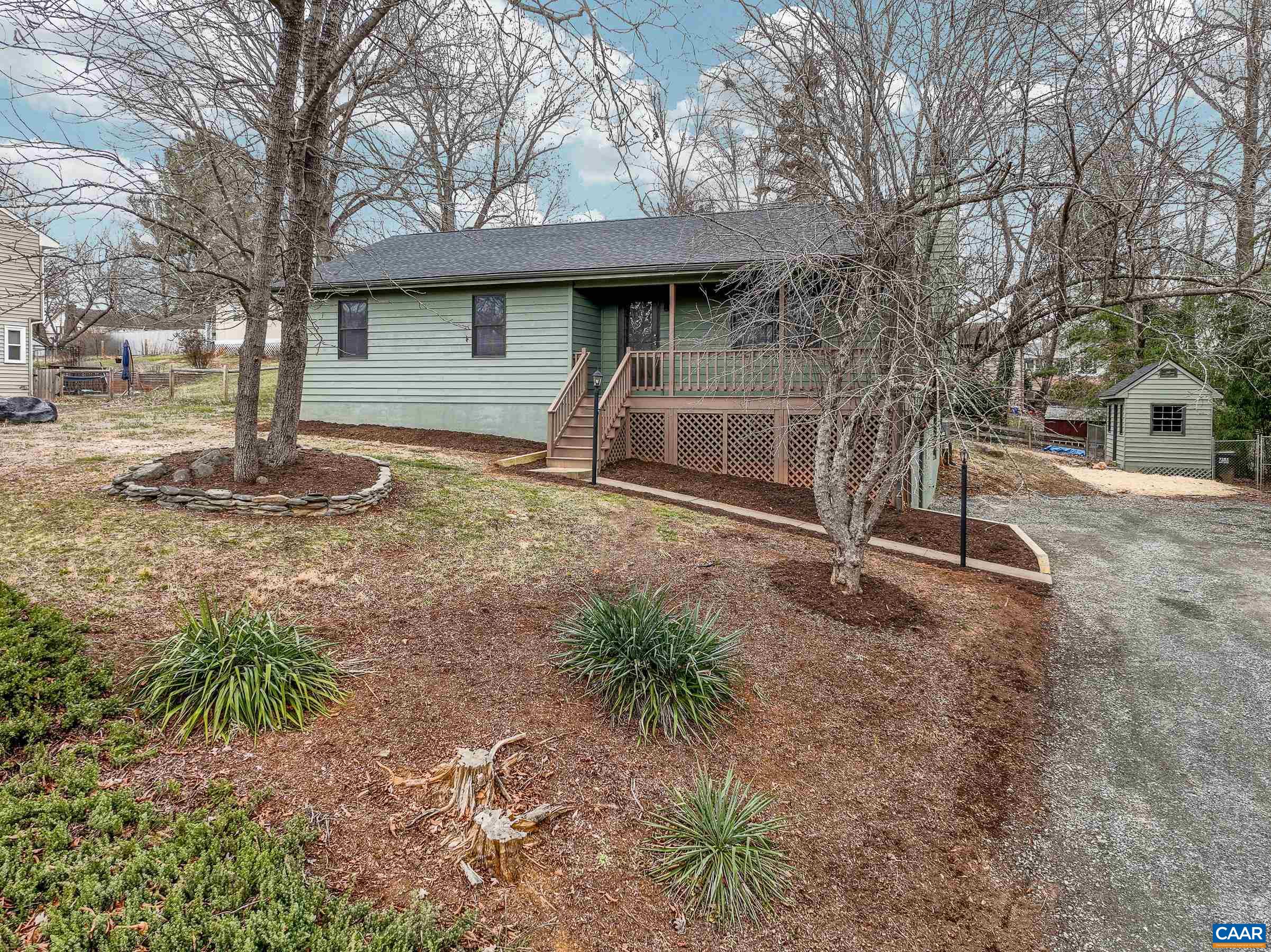 5582 Brookwood Road Crozet, VA 22932 - Photo 55 of 61 a front view of a house with garden