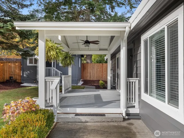 a view of a entryway door front of house
