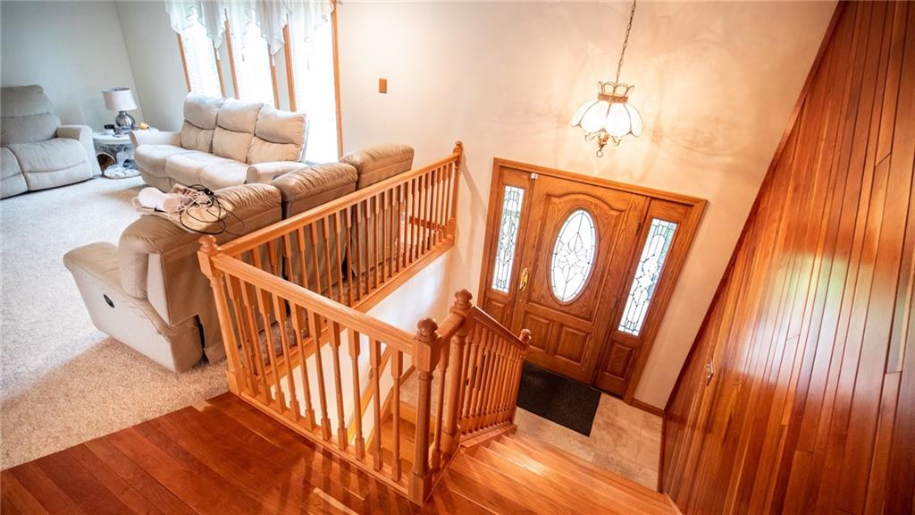 141 Singleton Road Sarver, PA 16055 - Photo 4 of 23 a view of staircase with open kitchen view