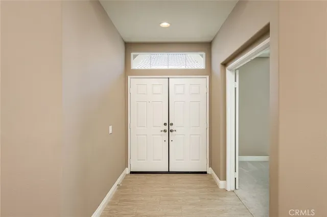 an entryway of a room