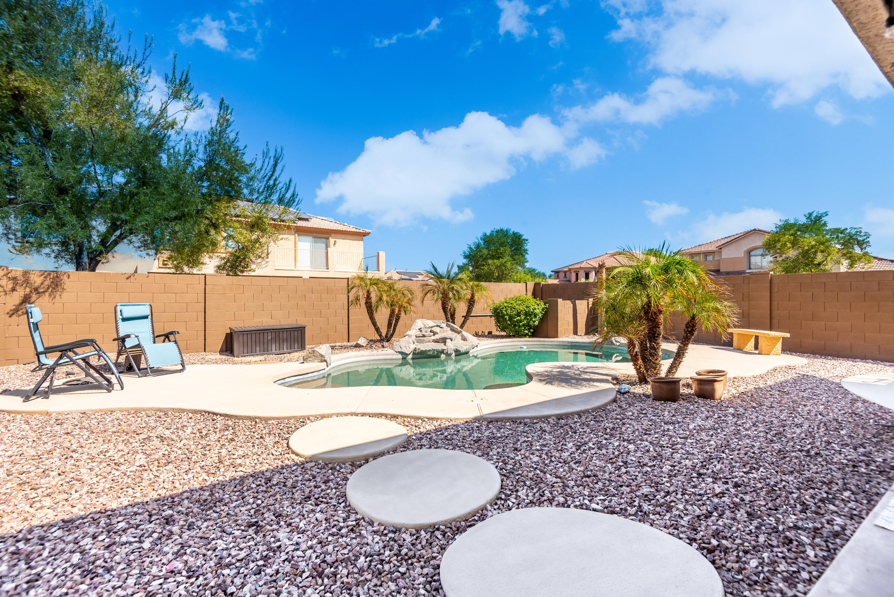 13628 West Calavar Road Surprise, AZ 85379 - Photo 40 of 48 a view of a backyard