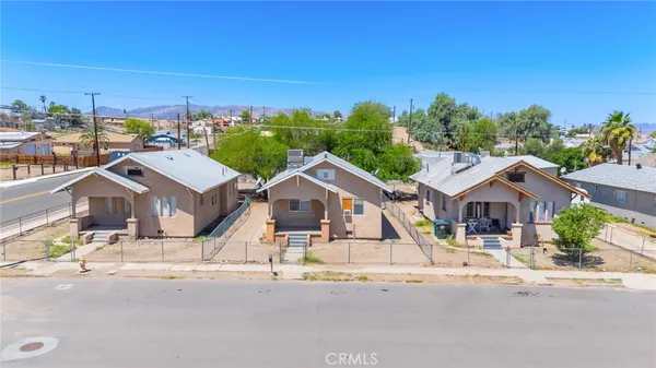 a view of a city street from a building