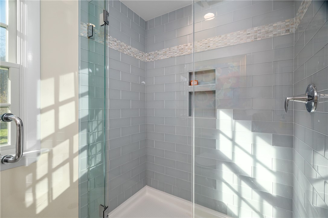 94 Abbott Run Valley Road Cumberland, RI 02864 - Photo 22 of 42 tiled shower with glass doors