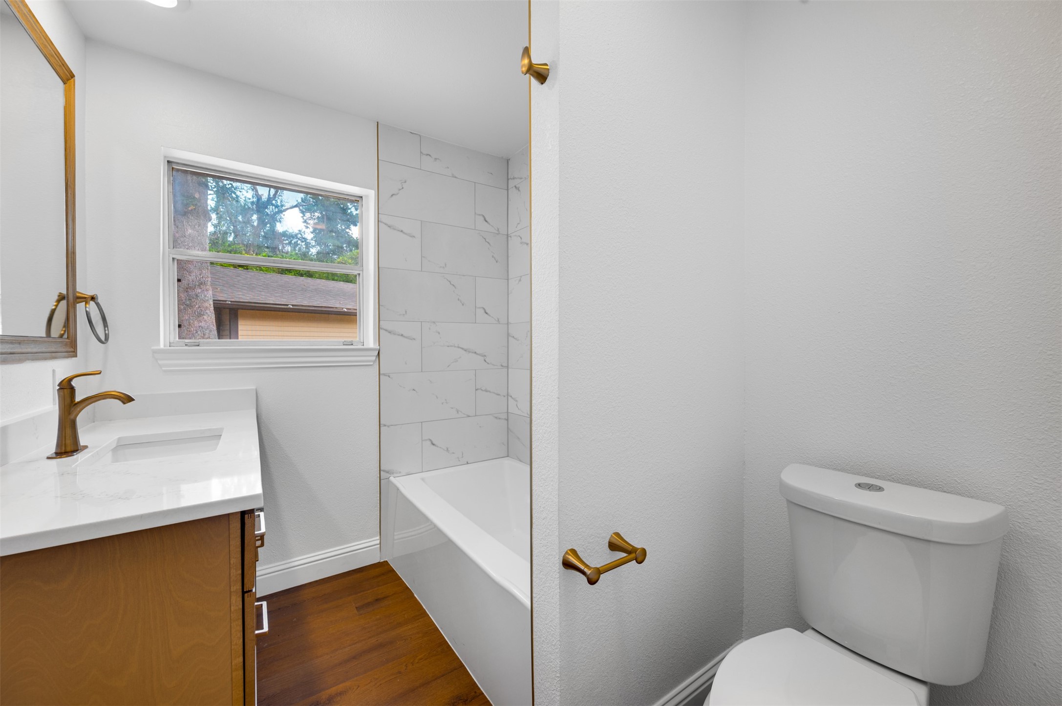 302 An County Road 3914 Palestine, TX 75801 - Photo 21 of 44 a bathroom with a sink and a mirror