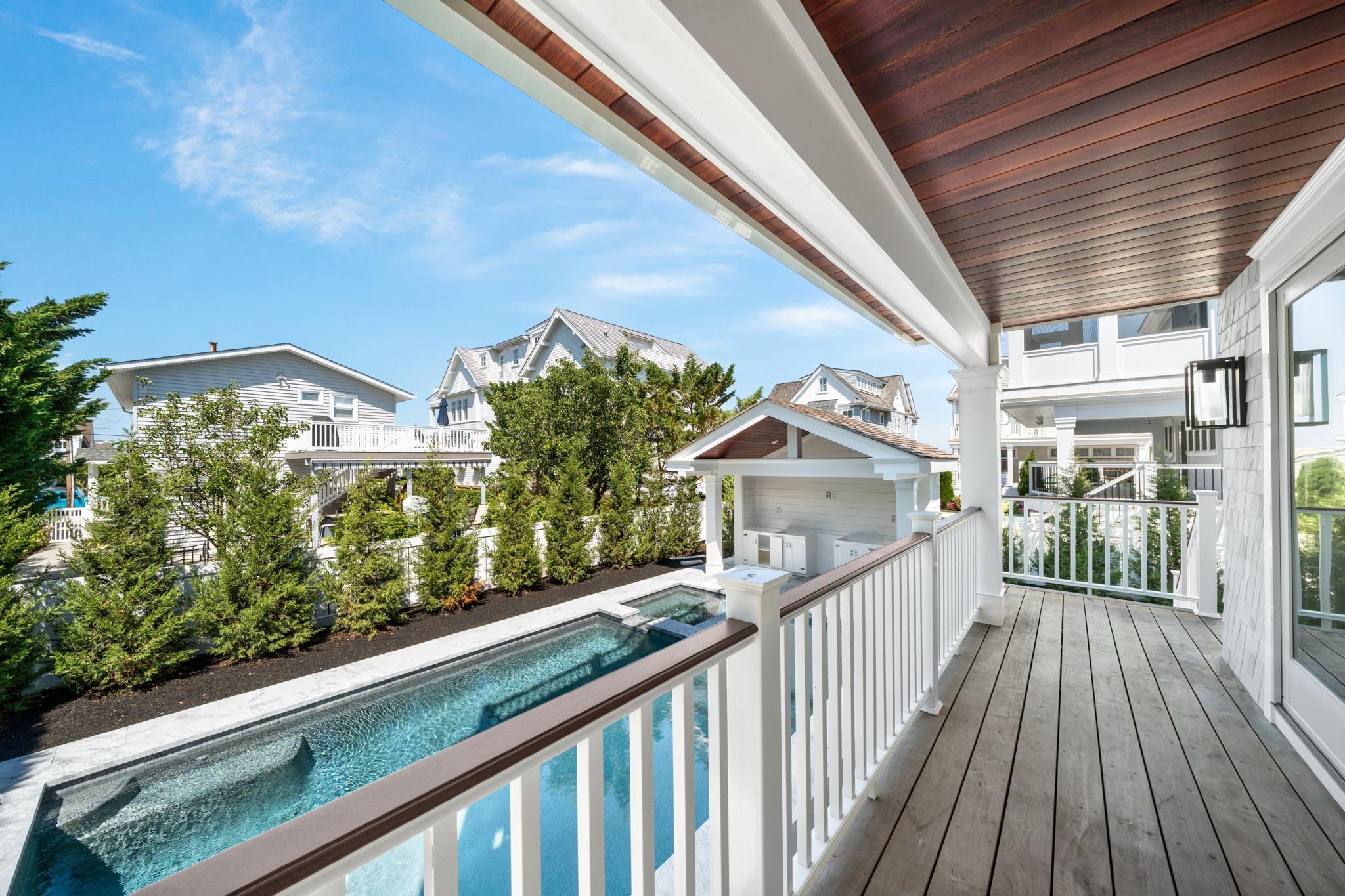 65 East 24th Avalon, NJ 08202 - Photo 27 of 49 a view of a balcony with wooden floor