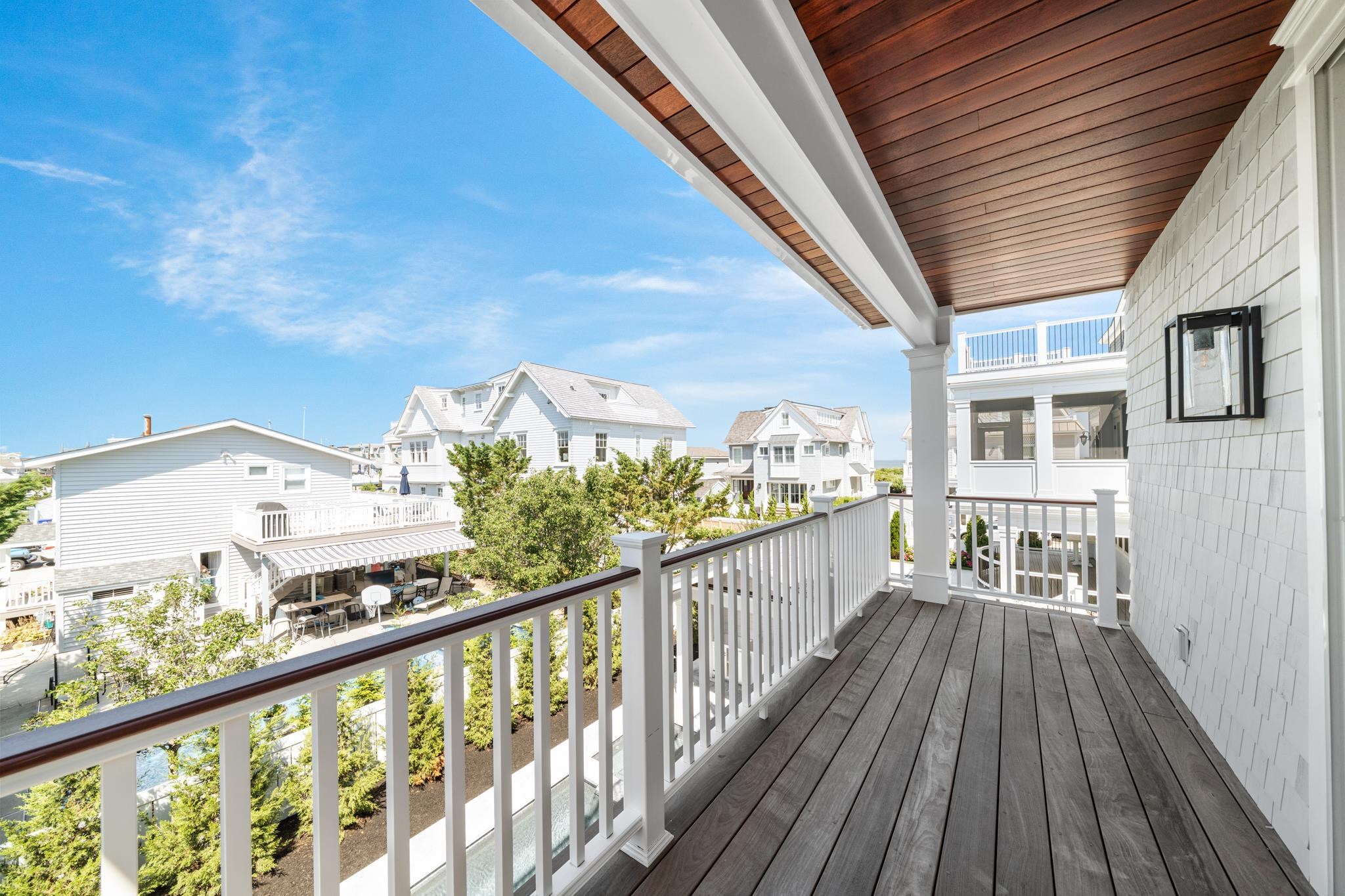 65 East 24th Avalon, NJ 08202 - Photo 38 of 49 a view of a balcony with wooden floor