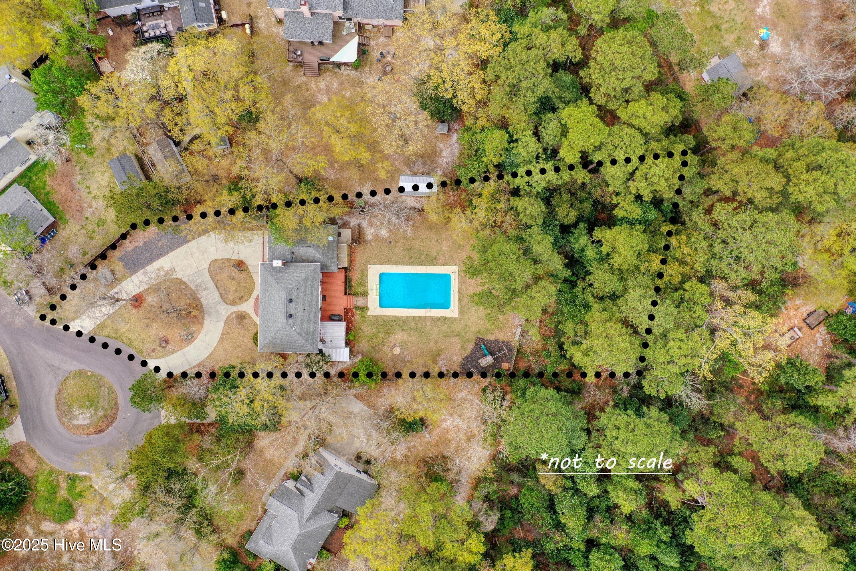7625 Mallow Road Wilmington, NC 28411 - Photo 2 of 42 Property lines appear to go 50 feet beyond right-back fence line and 150 feet beyond left-back fence line!
