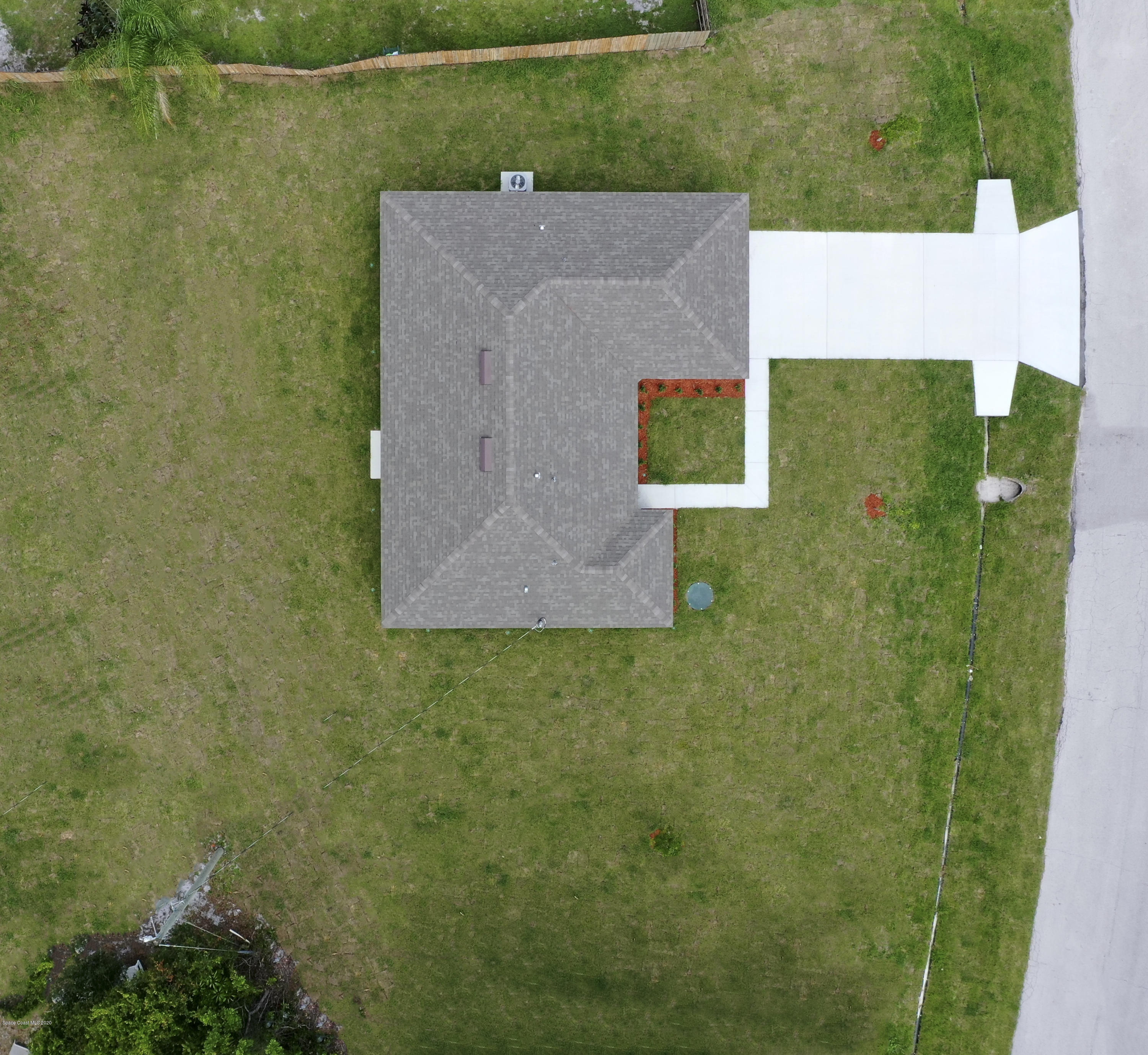 1237 Haulover Road Southwest Palm Bay, FL 32908 - Photo 14 of 15 an aerial view of a house