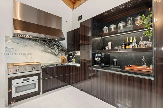 a view of a swimming pool with a yard