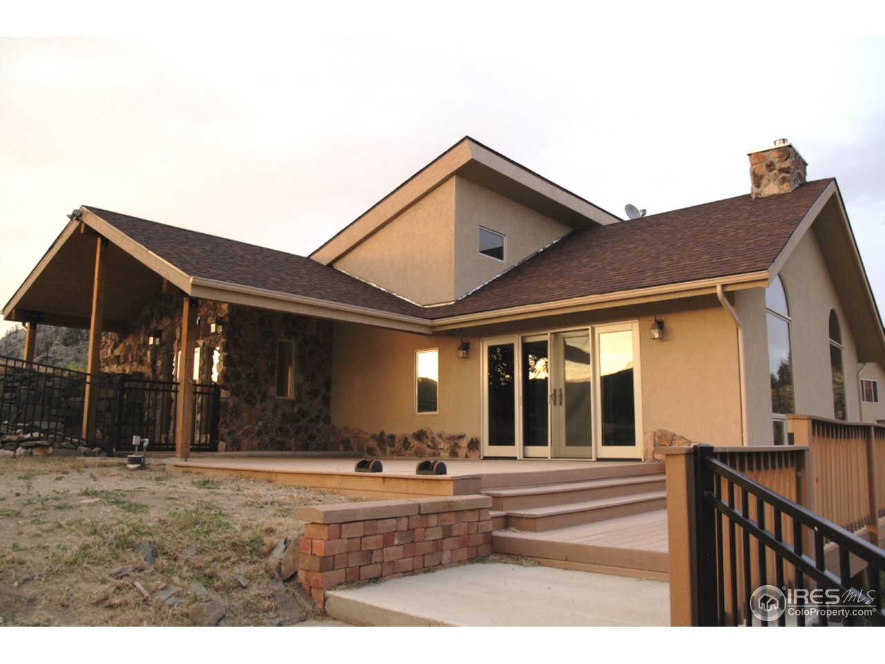 6074 Obenchain Road Laporte, CO 80535 - Photo 2 of 17 Deck/front door