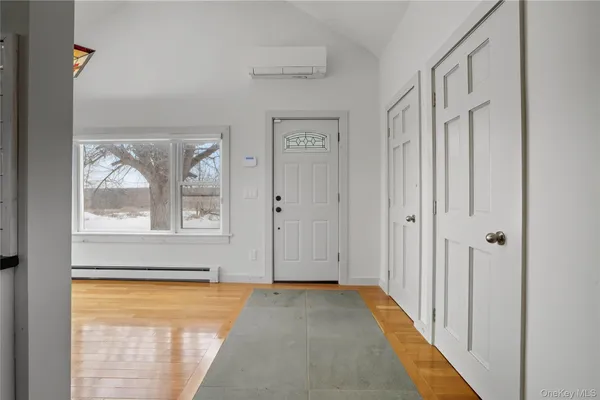 a view of front door