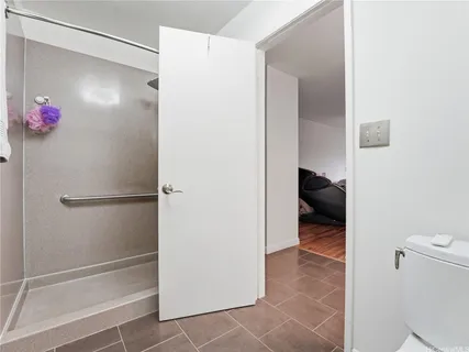 a view of a bathroom