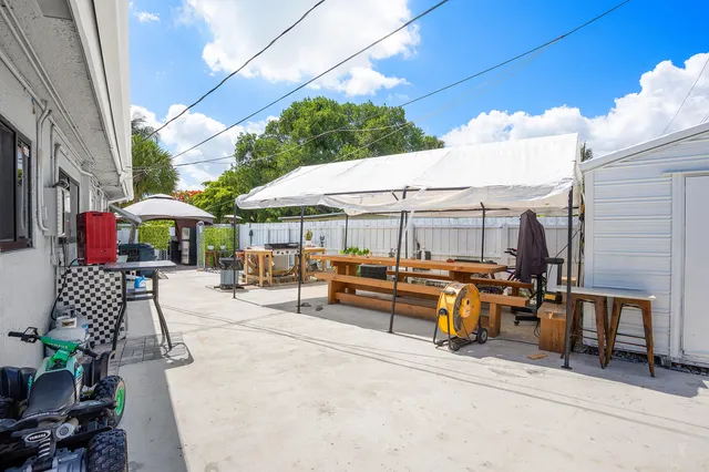 a view of outdoor space yard deck patio and outdoor seating