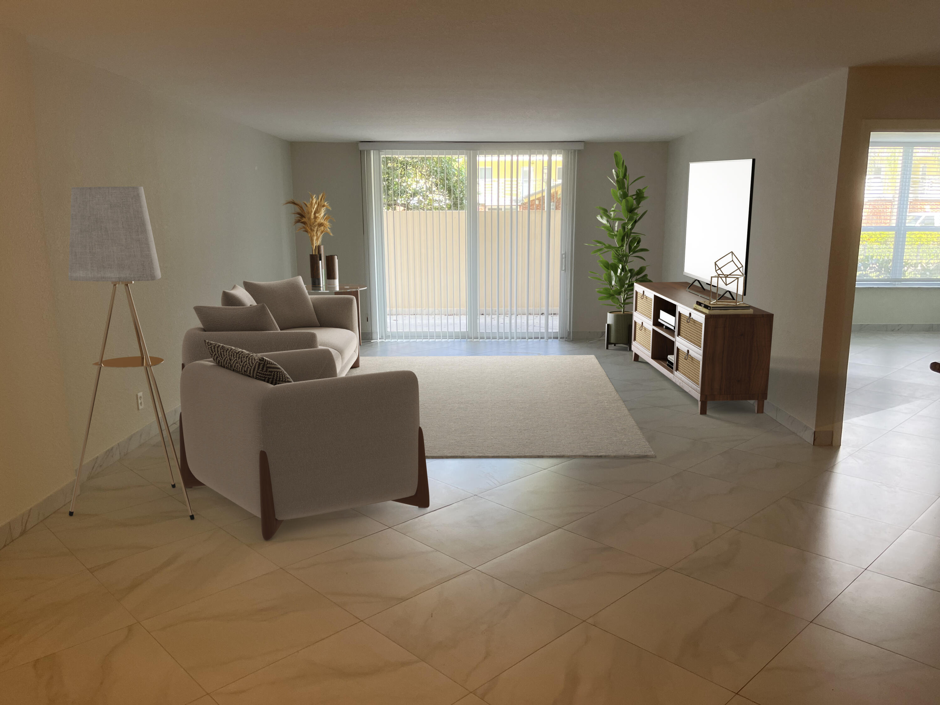 1000 Spanish River Road, Unit 1F Boca Raton, FL 33432 - Photo 6 of 29 Living Room