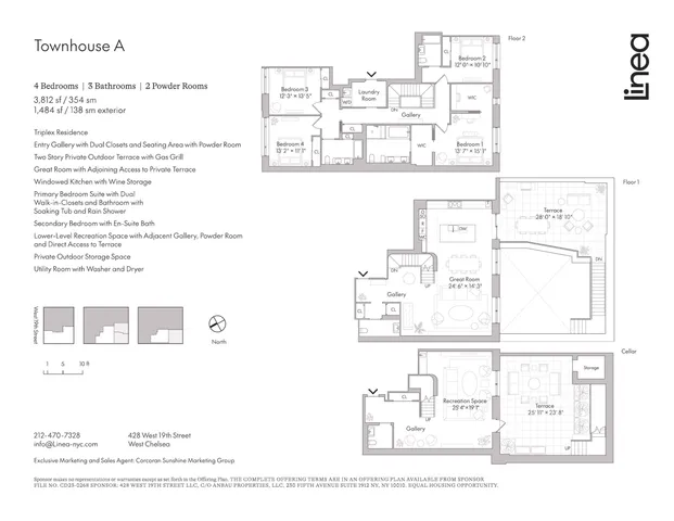 $8,950,000 | 428 West 19th Street, Unit THA | Chelsea