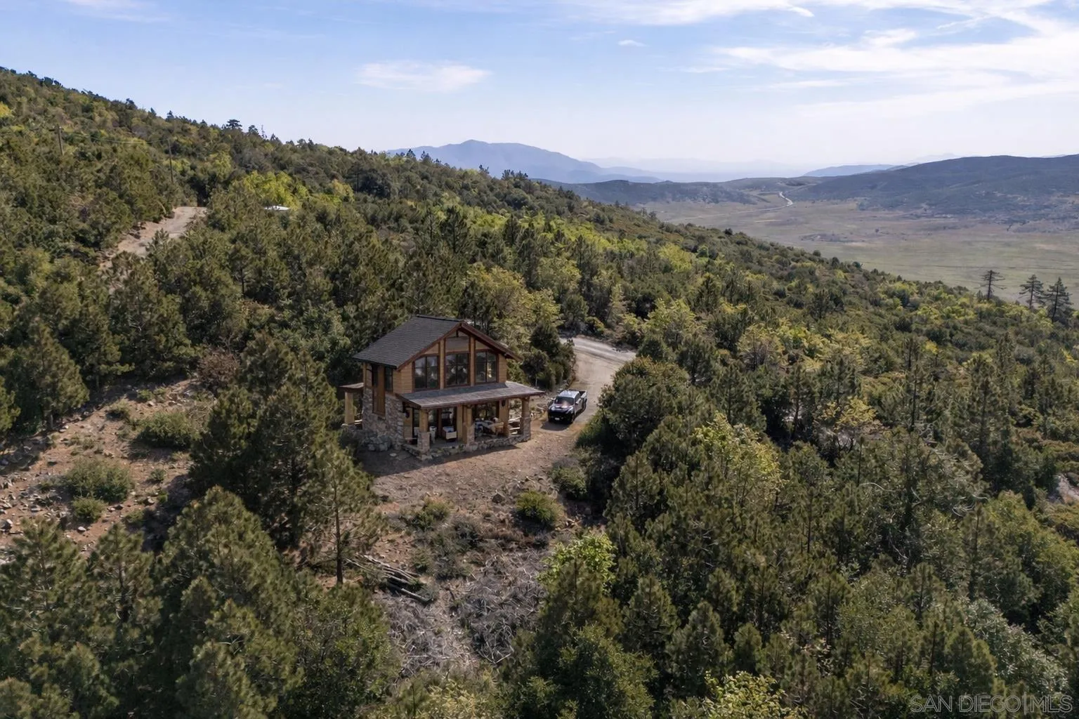 15962 North Peak Road, Unit 39 Julian, CA 92036 - Photo 2 of 16 an aerial view of a house with mountain view