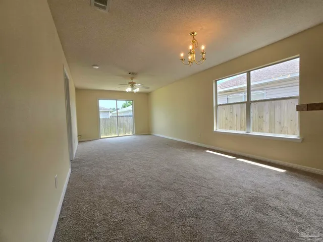 a view of livingroom and window