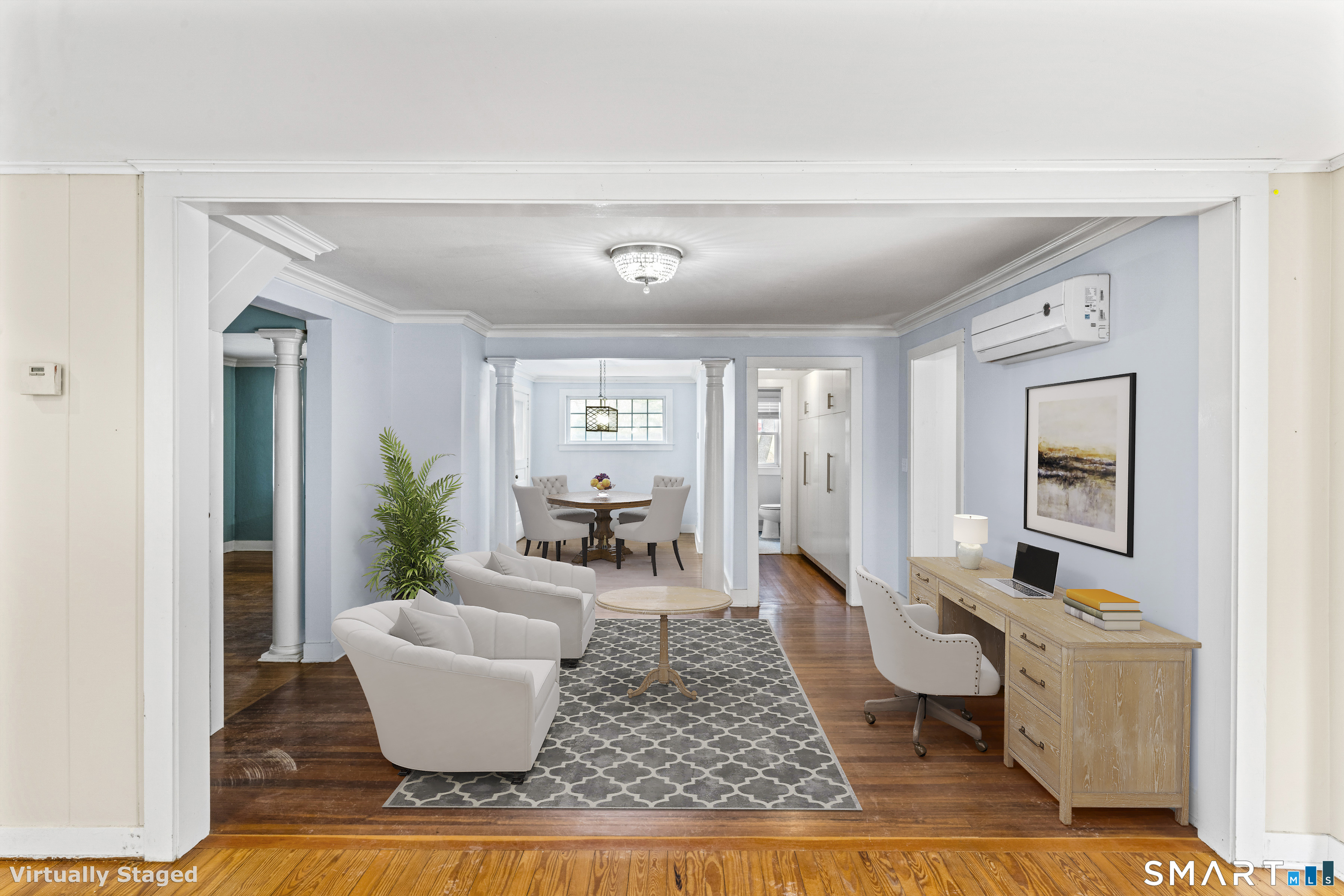 74 Middle Quarter Road Woodbury, CT 06798 - Photo 12 of 40 a living room with furniture and a table