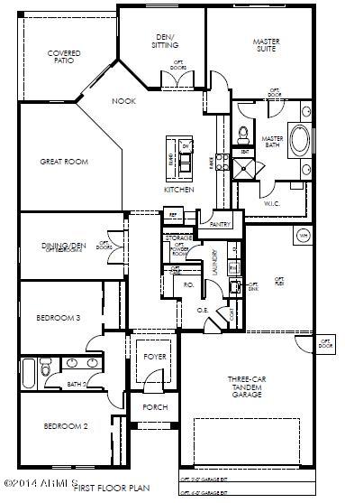 1438 East Warbler Road Gilbert, AZ 85297 - Photo 17 of 17 2277C floor plan