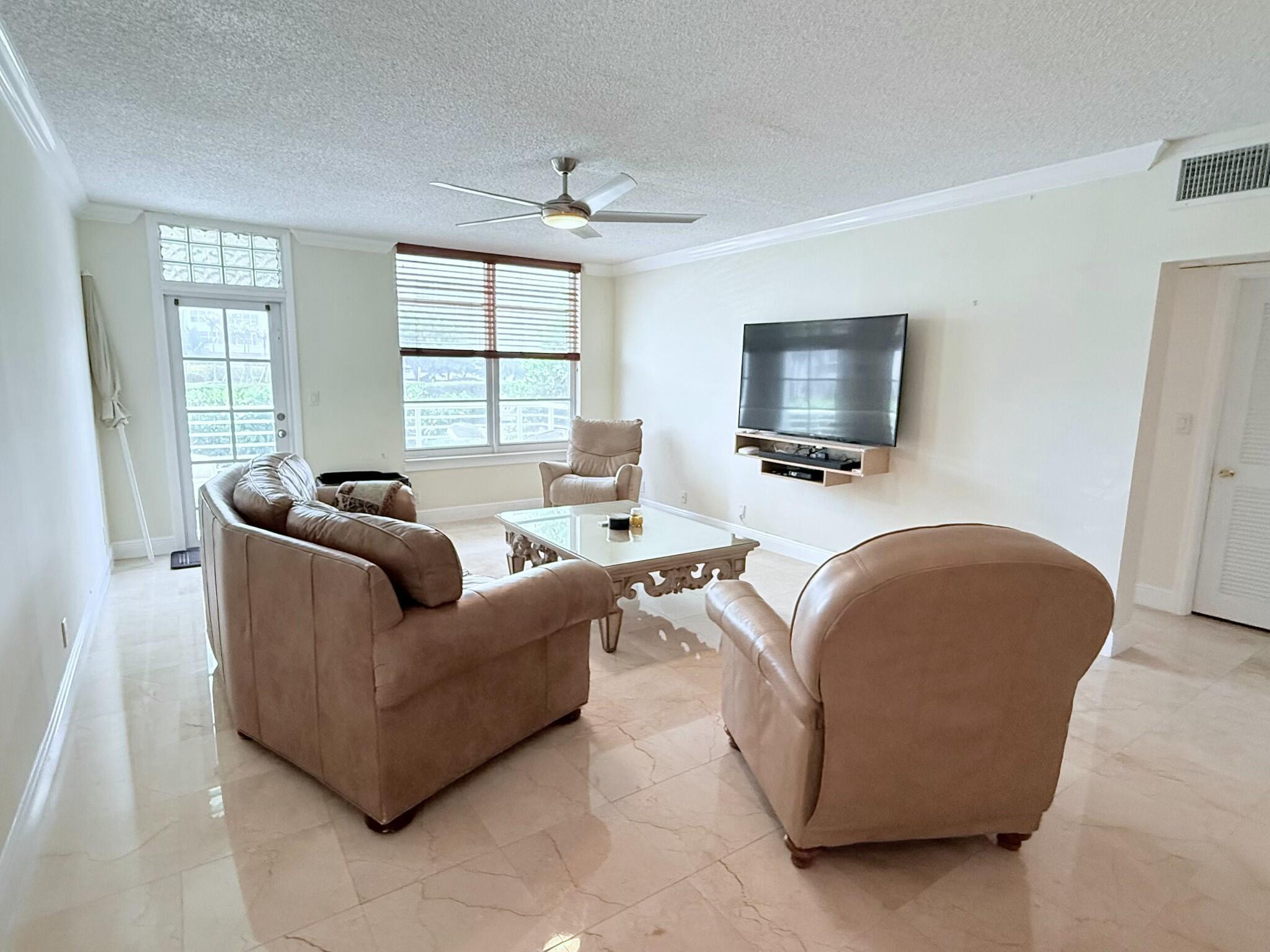 2851 South Ocean Boulevard, Unit 1A Boca Raton, FL 33432 - Photo 2 of 52 Living Room