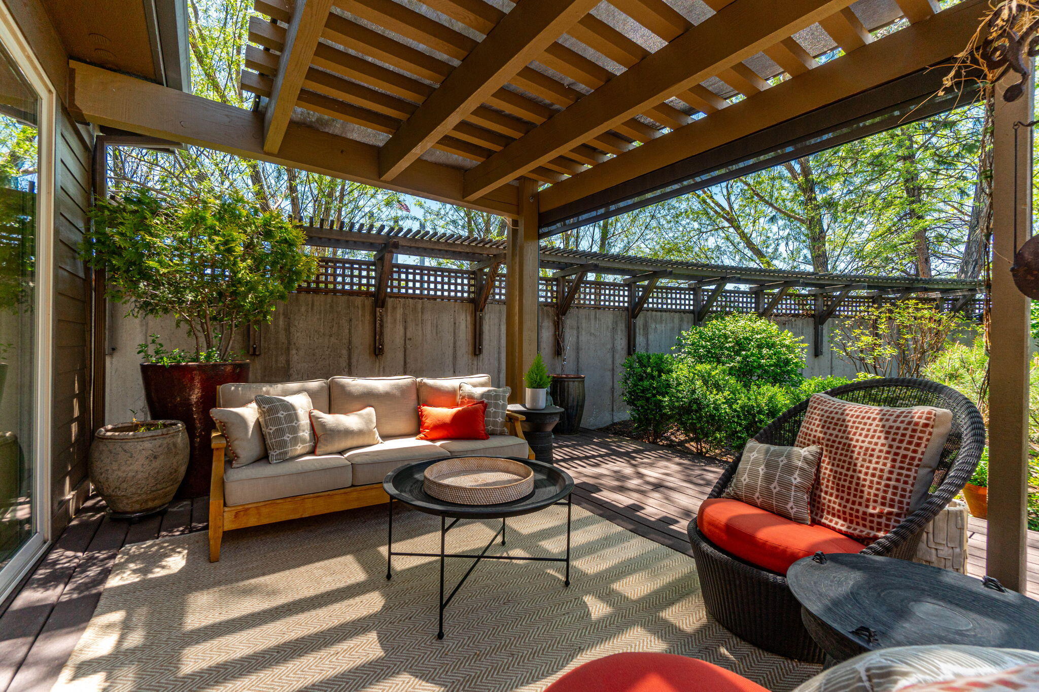 655 Southwest Otter Way Bend, OR 97702 - Photo 42 of 49 Located off Primary Suite with pergola and remote sunshade.