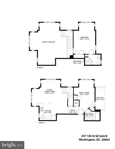 $717,000 | 257 15th Street Southeast, Unit B, Washington, DC 20003