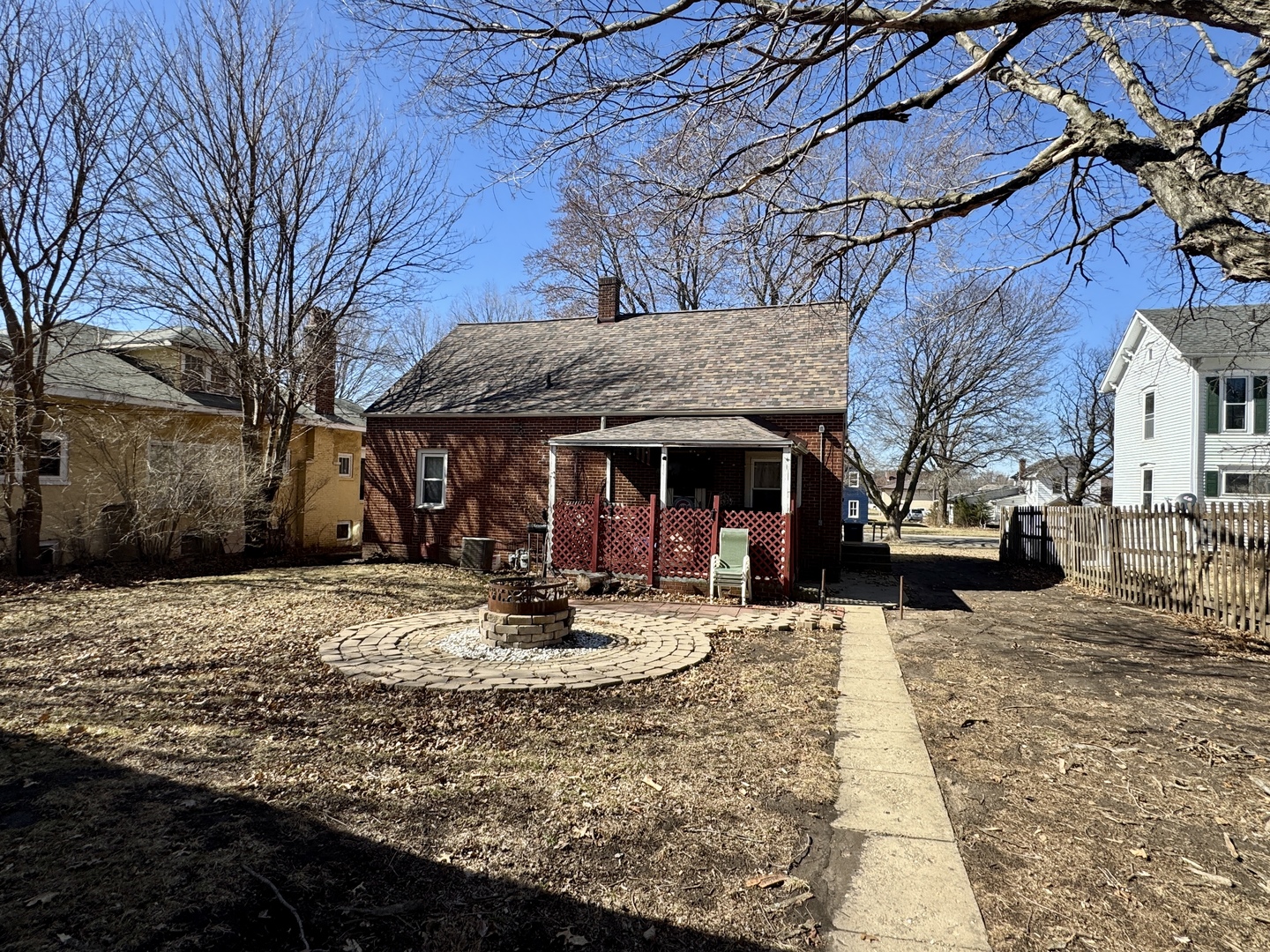 216 South Main Street Sheffield, IL 61361 - Photo 26 of 28 a view of a house with snow in the yard