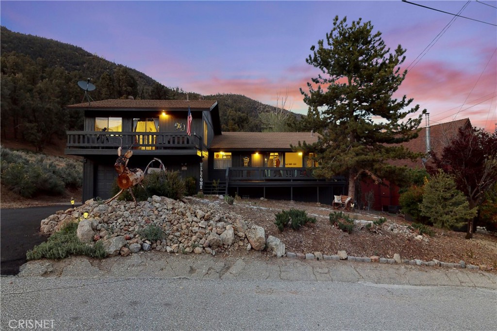 a view of a house with a patio