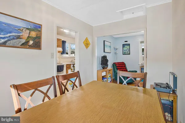 a backyard of the house with seating space