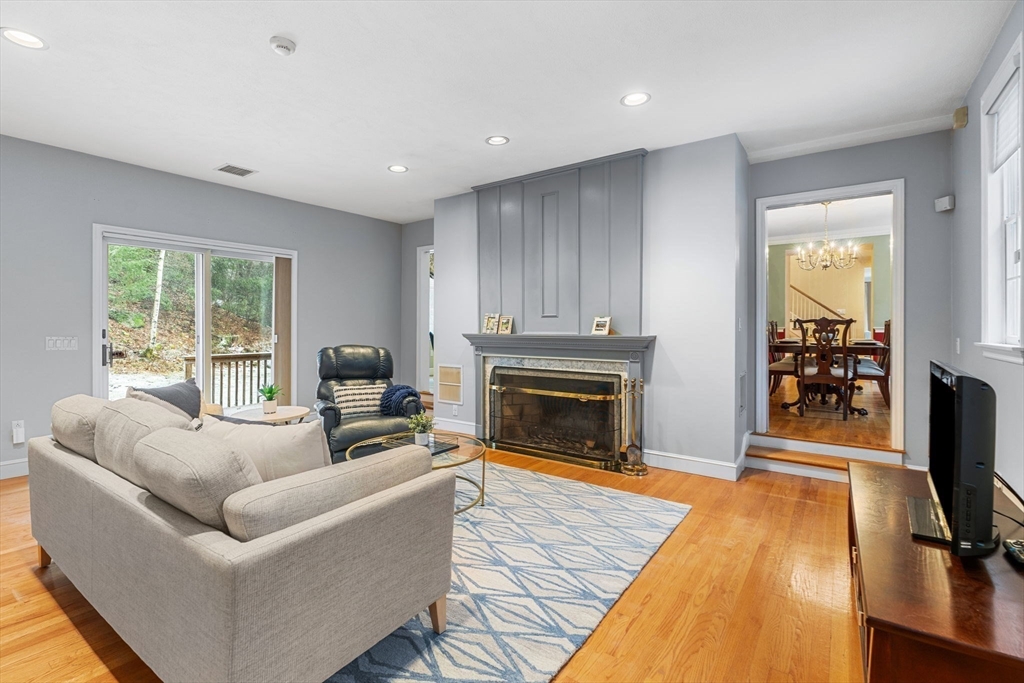 3 Stone Road Boxford, MA 01921 - Photo 5 of 40 a living room with furniture and a fireplace