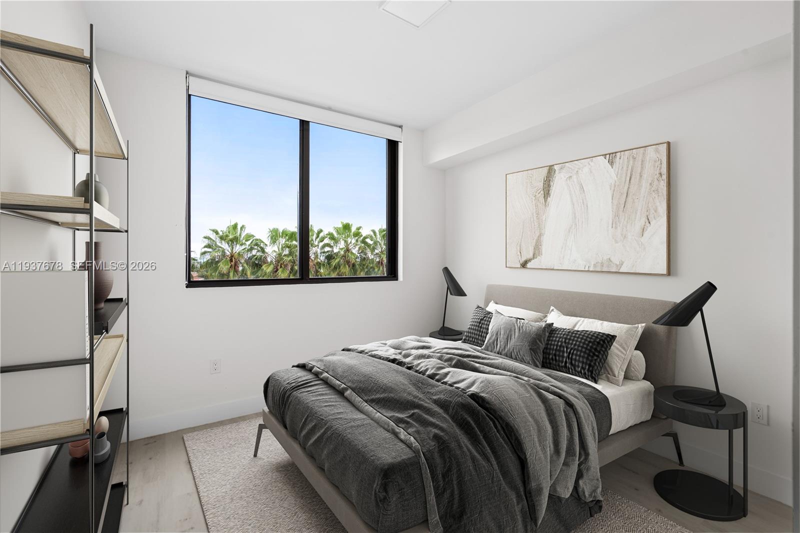 1601 Southwest 32nd Avenue, Unit 514 Miami, FL 33145 - Photo 5 of 5 a bedroom with a bed and a window