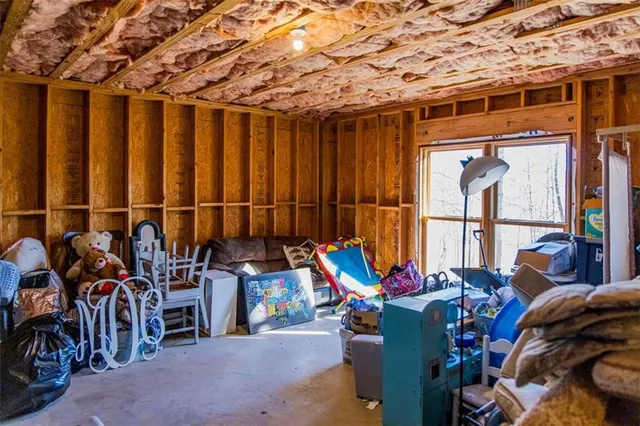 a view of outdoor space with seating area