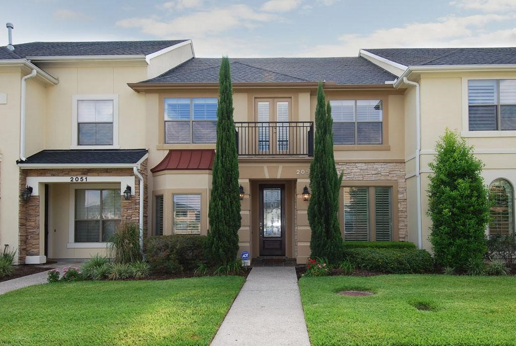 Beautiful landscaping along with custom tree accents