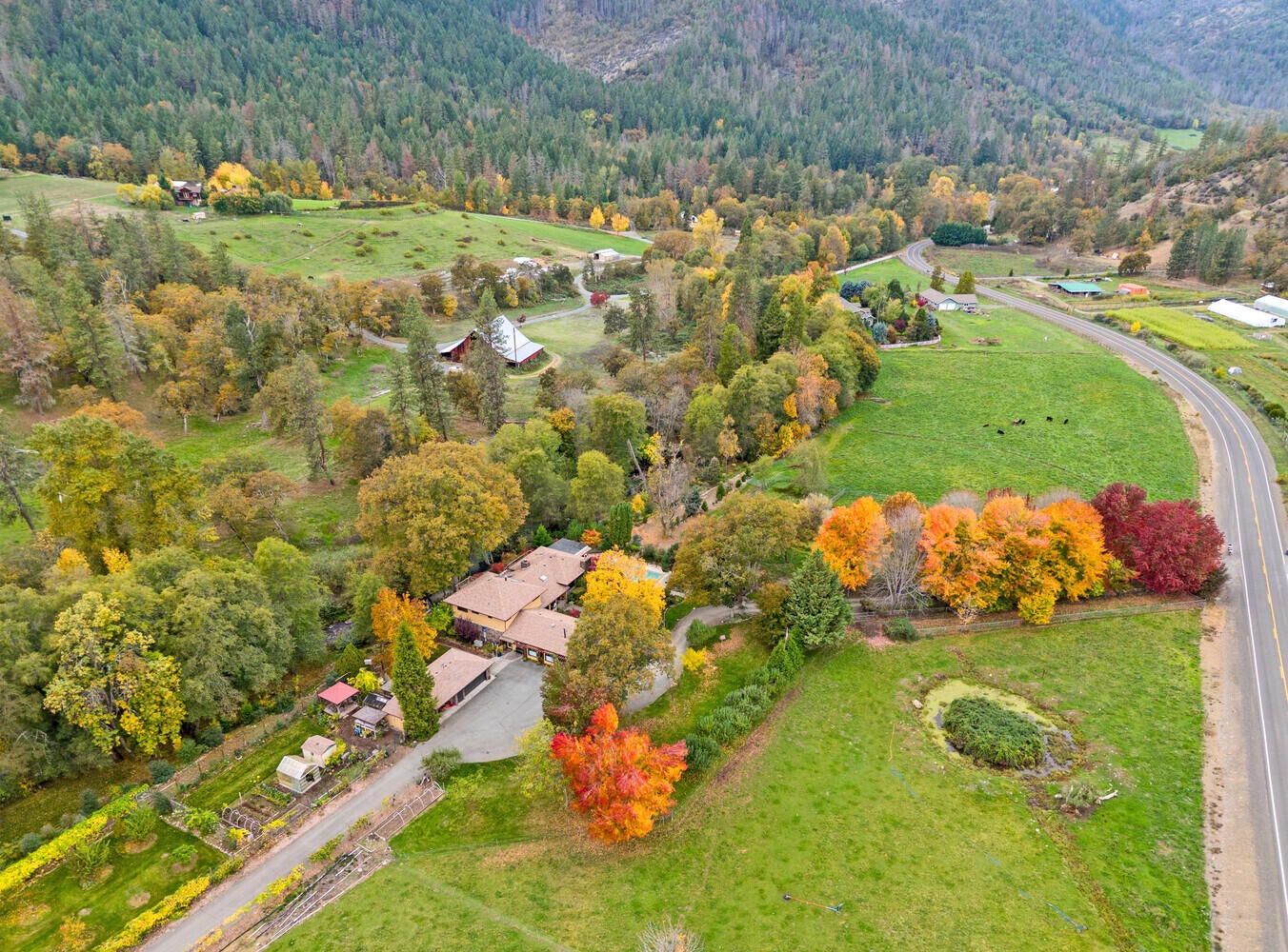 4020 Little Applegate Road Jacksonville, OR 97530 - Photo 67 of 83 67-Aerial
