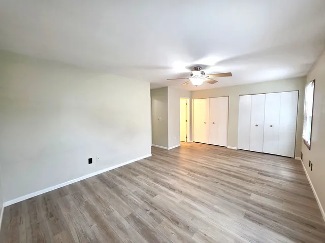 wooden floor in an empty room