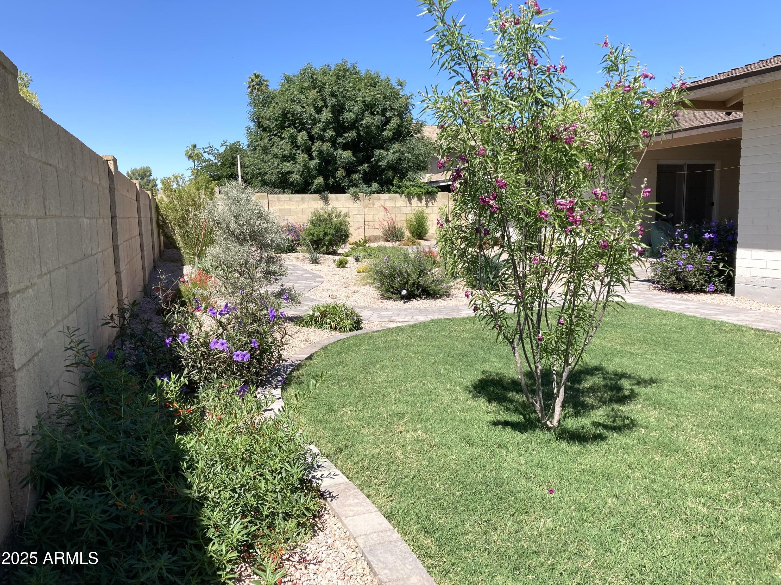 1019 East Watson Drive Tempe, AZ 85283 - Photo 6 of 46 a view of a garden with a fountain