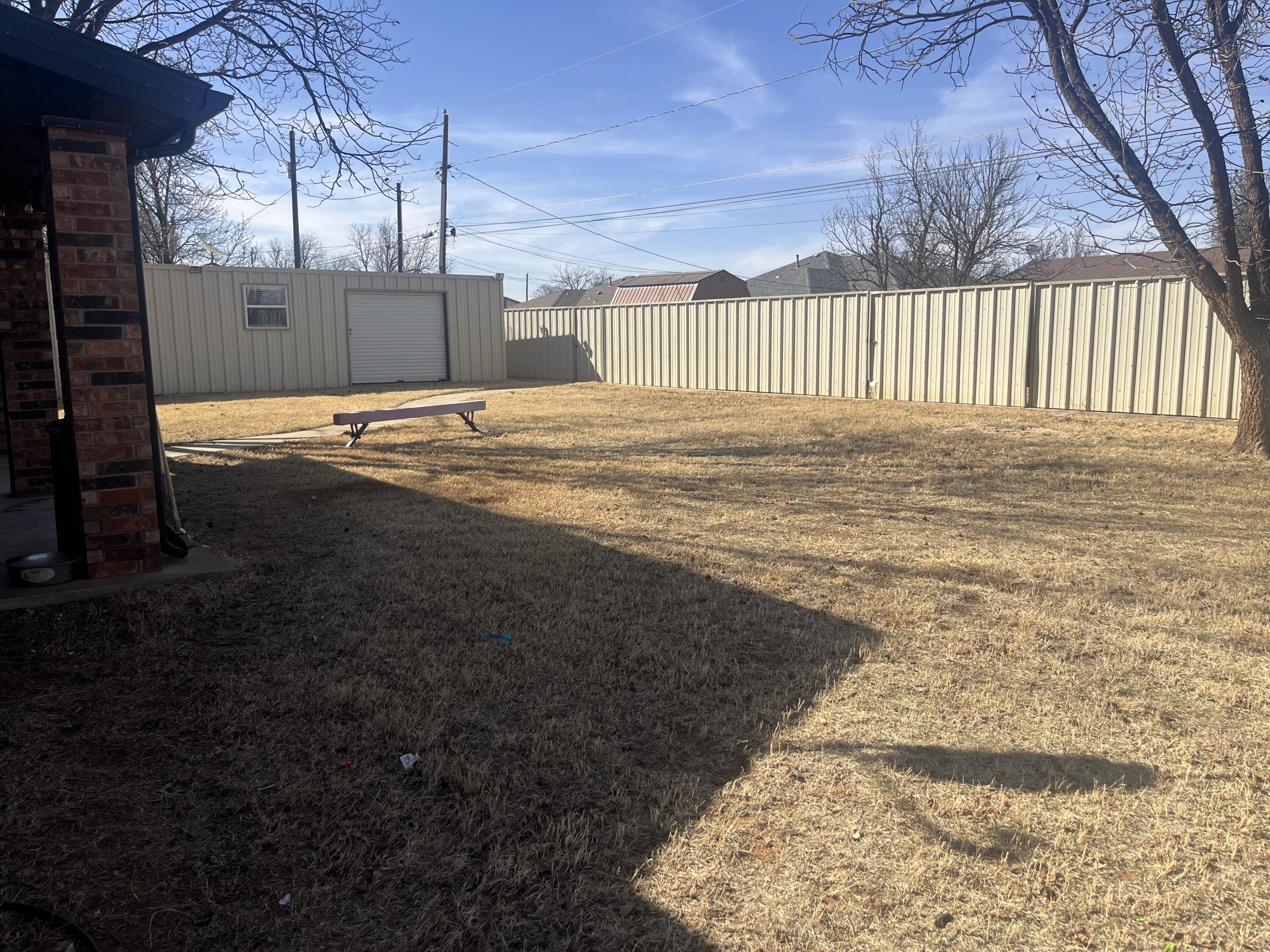 2222 South 2nd Place Lamesa, TX 79331 - Photo 37 of 44 a view of a backyard of the house