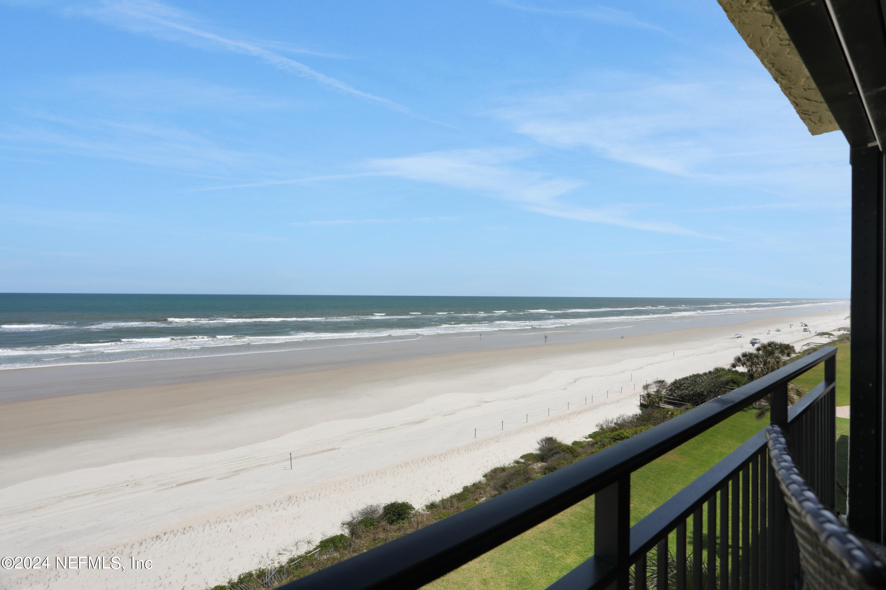 8050 A1A South, Unit 503 St. Augustine, FL 32080 - Photo 28 of 46 a view of ocean from a balcony