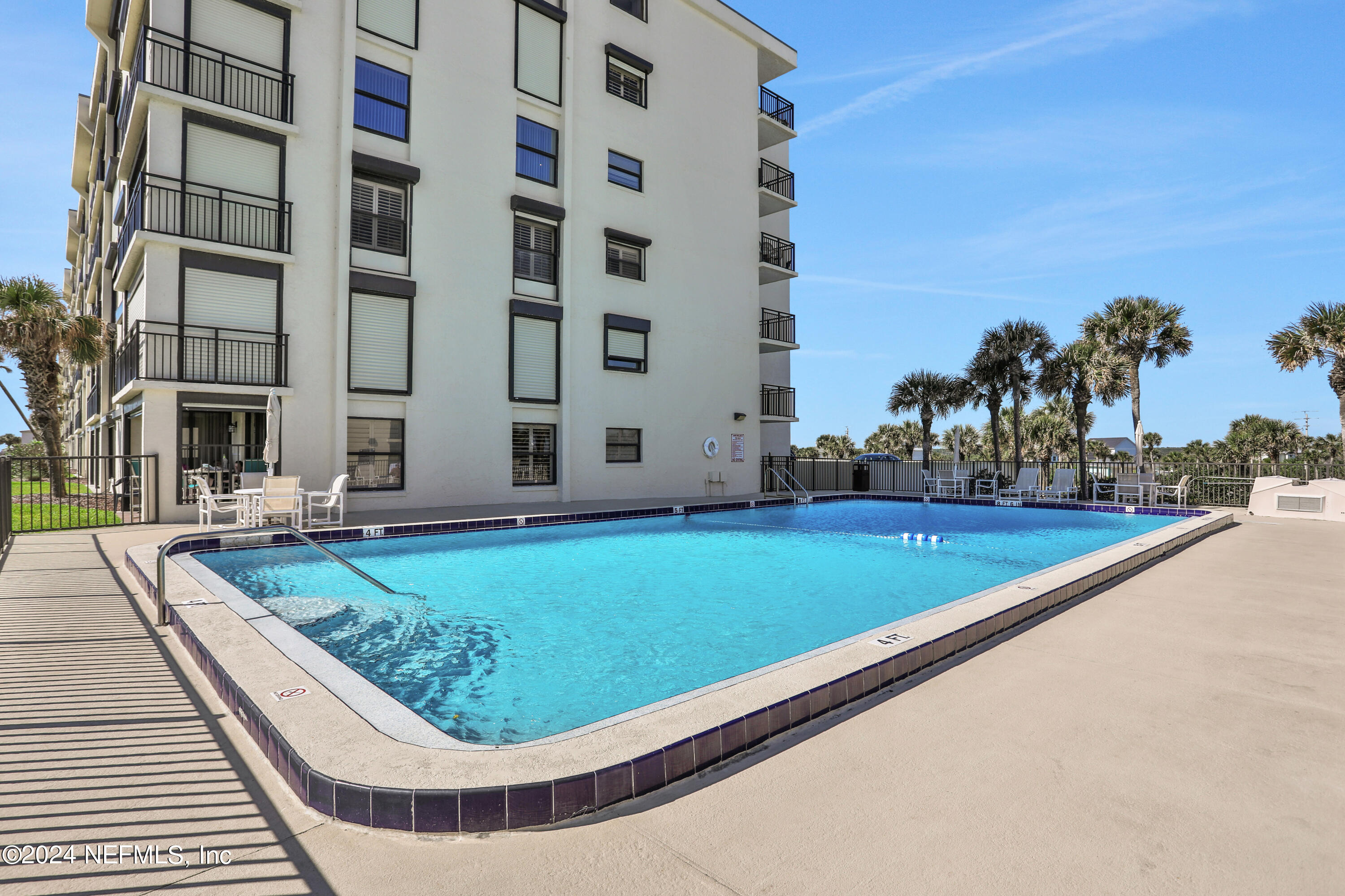 8050 A1A South, Unit 503 St. Augustine, FL 32080 - Photo 36 of 46 a view of swimming pool from a terrace