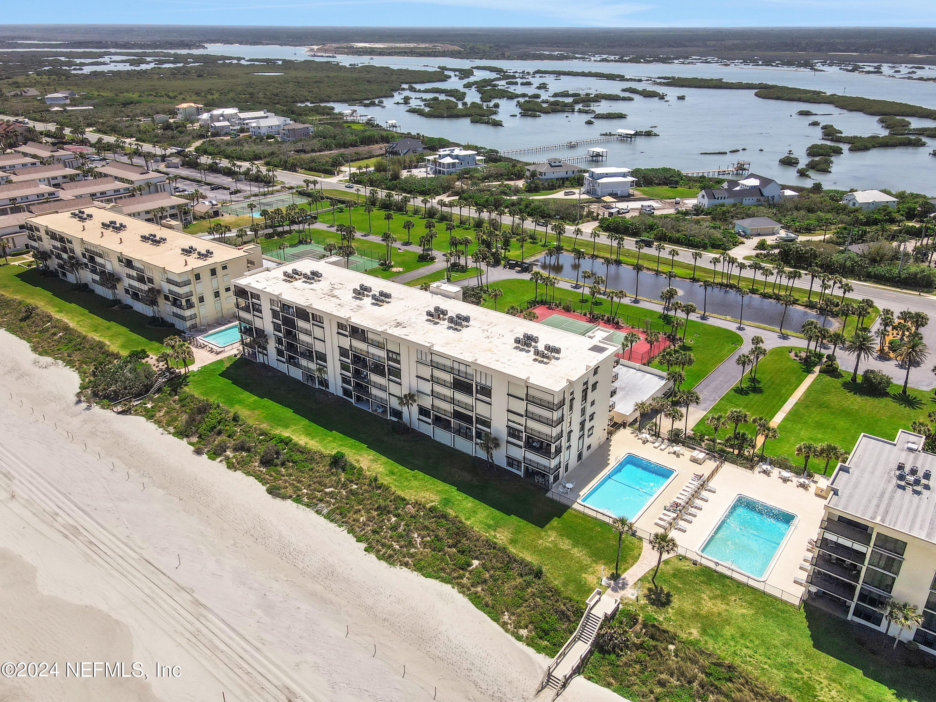 8050 A1A South, Unit 503 St. Augustine, FL 32080 - Photo 41 of 46 a view of a city with an ocean view