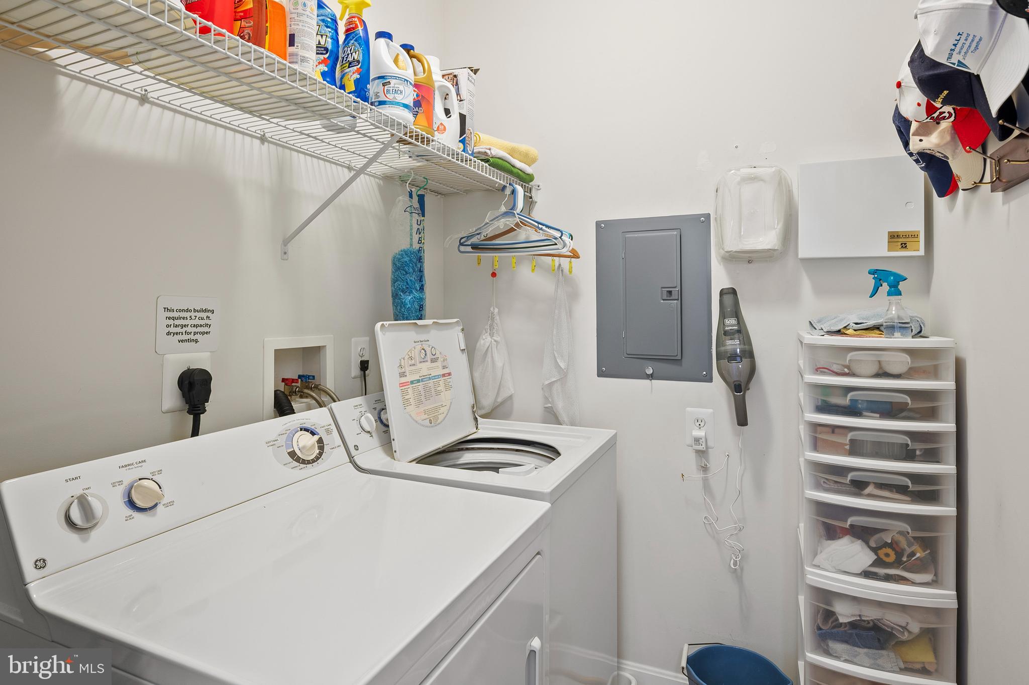 7305 Maplecrest Road, Unit 402 Elkridge, MD 21075 - Photo 24 of 55 a view of kitchen and utility room with washer and dryer