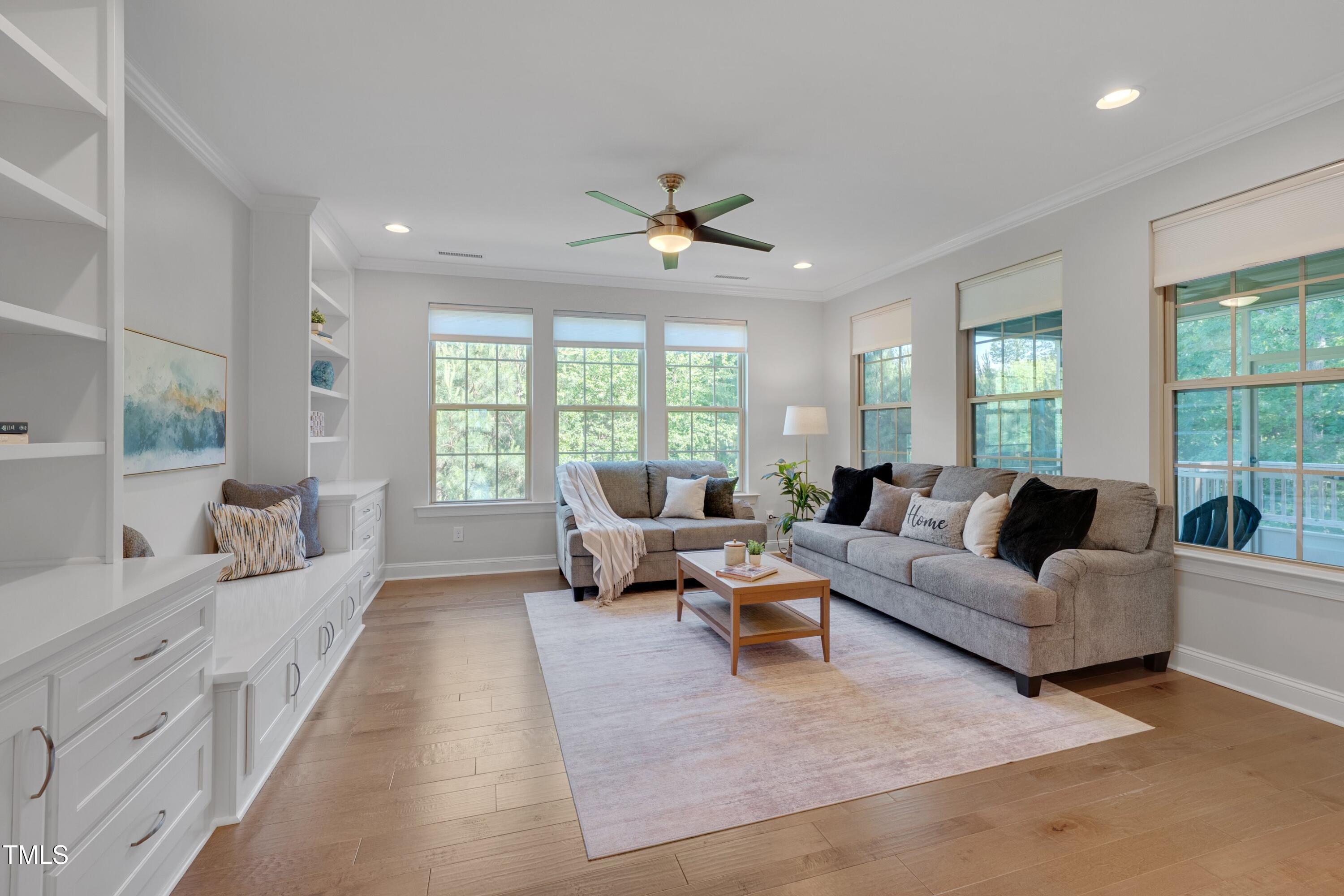 1680 Mint River Drive Apex, NC 27502 - Photo 14 of 47 Living room with natural light