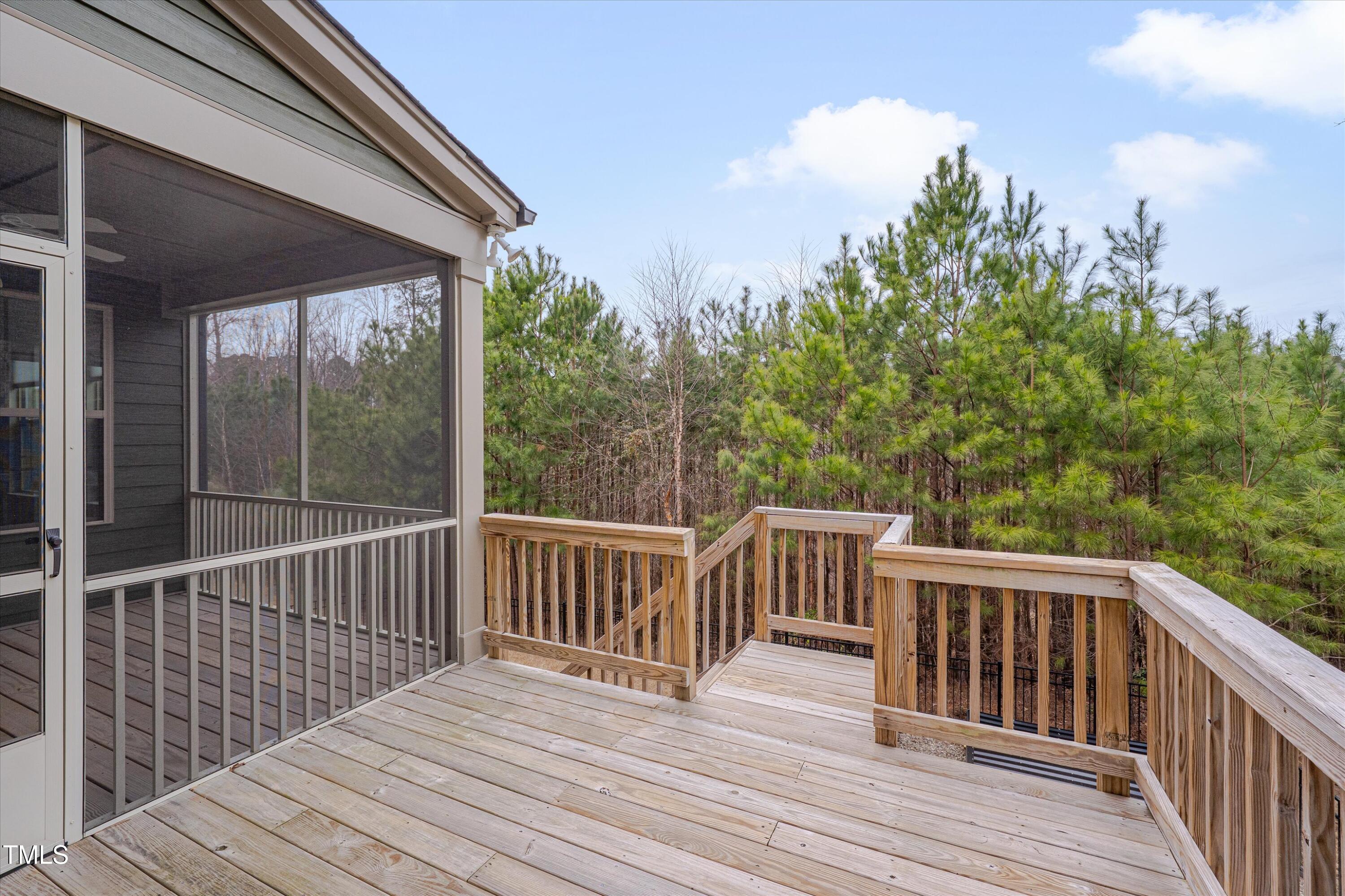 1680 Mint River Drive Apex, NC 27502 - Photo 20 of 47 Deck adjacent to screen porch