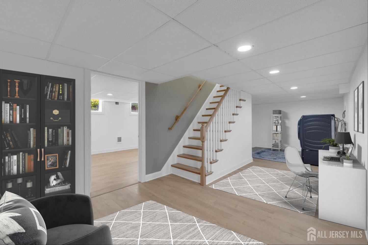 205 Hockenbury Road Hillsborough, NJ 08844 - Photo 27 of 38 a view of livingroom with furniture and staircase